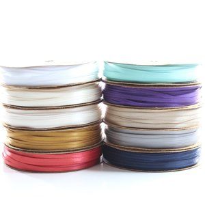 10 spools Satin Ribbon Double Faced Mixed Colors